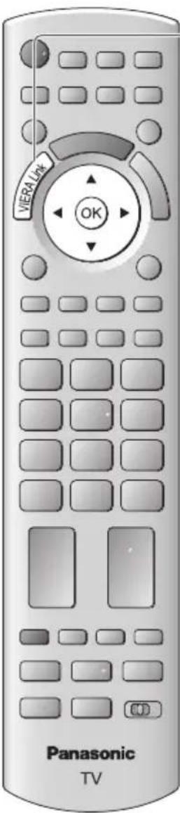 PANASONIC TX-P46GT30Y - Menüsteuerung eines angeschlossenen Gerätes über die VIERA-Fernbedienung [VIERA Link Einstellungen] - 1