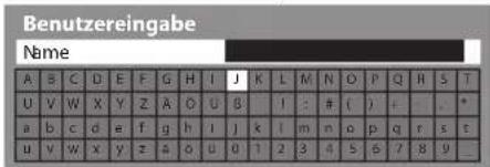 PANASONIC TX-P46GT30Y - Eingeben von Zeichen über die eingeblendete Tastatur - 1