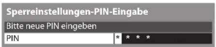 PANASONIC TX-P46GT30Y - Geben Sie die PIN-Nummer ein (4 Ziffern) - 1