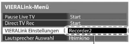 PANASONIC TX-P46GT30Y - ■ Bei Anschluss mehrerer Recorder oder Player - 1