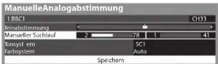 PANASONIC TX-P46GT30Y - [Manueller Suchlauf] - 1