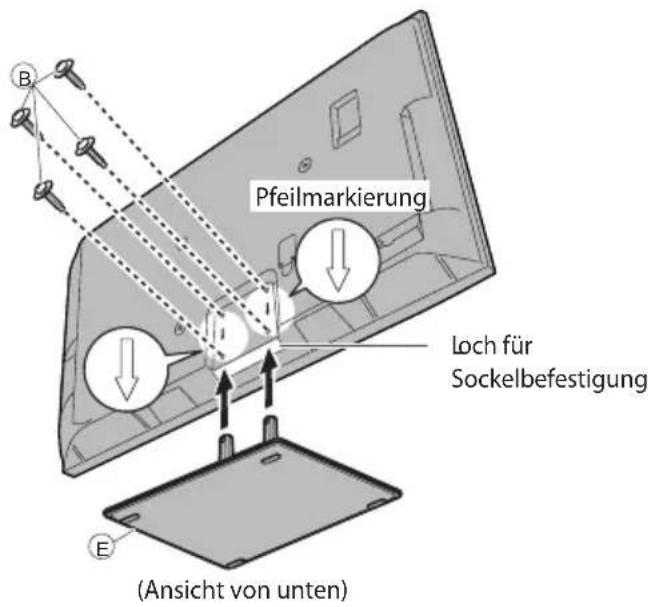 PANASONIC TX-P46GT30Y - Befestigen des Fernsehers - 1