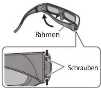 PANASONIC TX-P42VT30E - Die folgenden Abbildungen zeigen, wie Sie die Aktive 3D Shutterbrille entsorgen, und nicht, wie Sie sie reparieren. - 1
