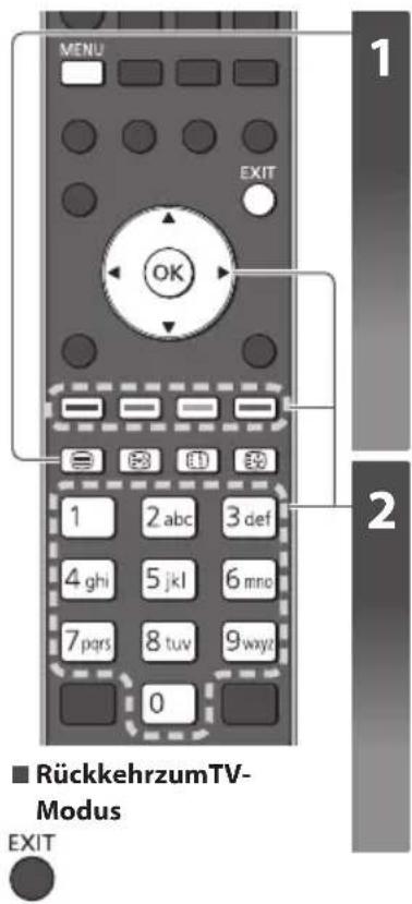 PANASONIC TX-P42VT30E - ■ Modusumschalte[widetext] (S. 48) - 1