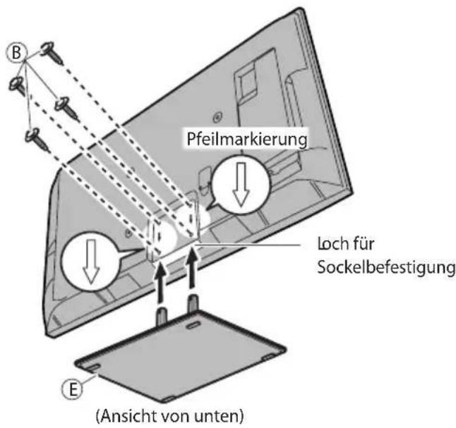 PANASONIC TX-P42VT30E - Befestigen des Fernsehers - 1
