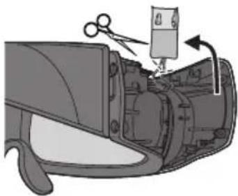 PANASONIC TX-P42VT30E - Die folgenden Abbildungen zeigen, wie Sie die Aktive 3D Shutterbrille entsorgen, und nicht, wie Sie sie reparieren. - 3