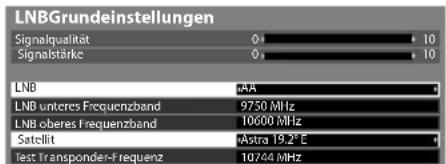 PANASONIC TX-P42VT30E - Stellen Sie [LNB] und [Satellit] ein - 1