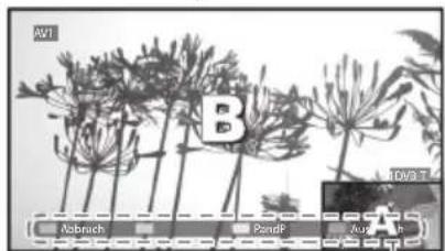 PANASONIC TX-P42VT30E - Bedienung im Modus „Multi Window“ - 6