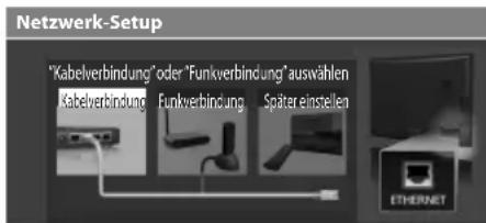 PANASONIC TX-P42VT30E - Wählen Sie den Netzwerktyp - 1