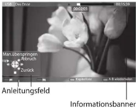 PANASONIC TX-P42VT30E - Bedienungsführung bei der Wiedergabe - 1