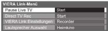 PANASONIC TX-P42U20E - Wählen Sie „Pause Live TV“, und pausieren Sie das Programm. - 1
