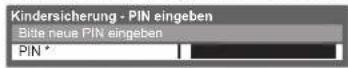 PANASONIC TX-P42U20E - ① Geben Sie die gewünschte PIN (4-stellige Zahl) ein. - 1