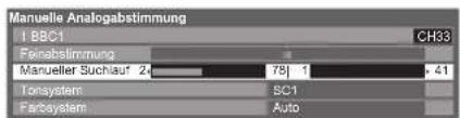 PANASONIC TX-P42U20E - ■Manueller Suchlauf - 1