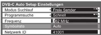 PANASONIC TX-P42U20E - Nehmen Sie die gewünschten Einstellungen für die Auto Setup Einrichtung vor. - 1
