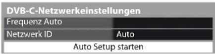 PANASONIC TX-P42UT30E - [DVB-C-Netzwerkeinstellungen] - 1