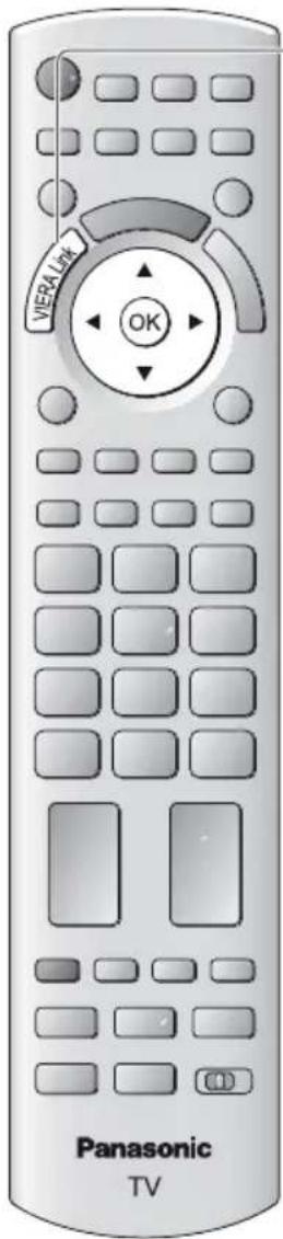 PANASONIC TX-P42UT30E - Menüsteuerung eines angeschlossenen Gerätes über die VIERA-Fernbedienung [VIERA Link Einstellungen] - 1