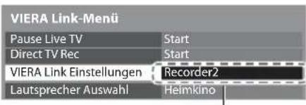 PANASONIC TX-P42UT30E - ■ Bei Anschluss mehrerer Recorder oder Player - 1