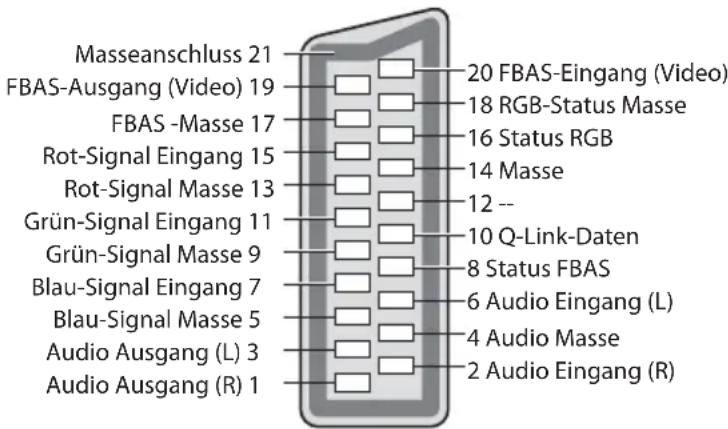 PANASONIC TX-P42UT30E - Informationen über die SCART- und HDMI-Buchsen - 1