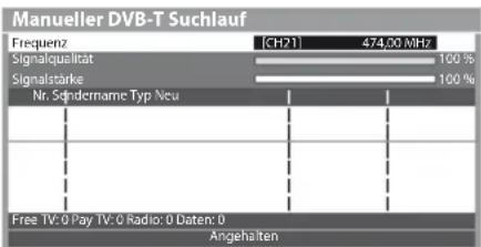 PANASONIC TX-P42UT30E - Stellen Sie die Frequenz für jeden Kanal ein - 1