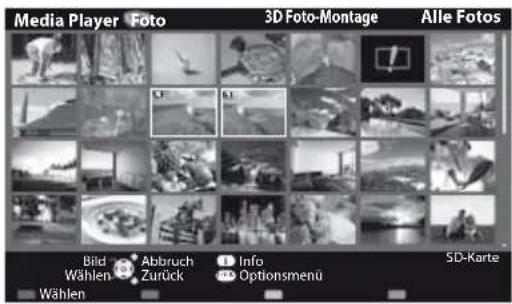 PANASONIC TX-P42UT30E - Wählen Sie zwei Fotos für L (links) und R (rechts) - 1