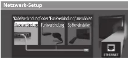 PANASONIC TX-P42ST30E - Wählen Sie den Netzwerktyp - 1