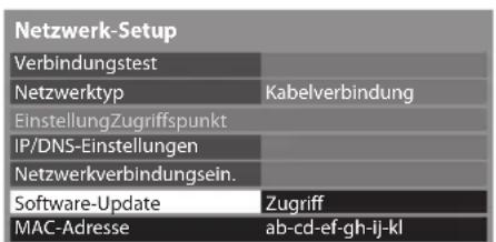 PANASONIC TX-P42ST30E - Auswahl[Software-Update] - 1