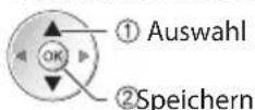 PANASONIC TX-P42ST30E - Auswahl [Speichern] - 1