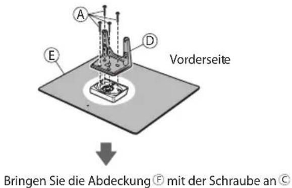 PANASONIC TX-P42ST30E - Zusammenbau des Sockels - 1