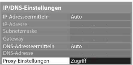 PANASONIC TX-P42ST30E - Wählen Sie [Proxy-Einstellungen] aus und nehmen Sie die Einstellungen vor - 1