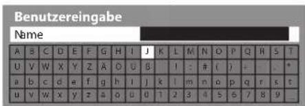 PANASONIC TX-P42ST30E - Eingeben von Zeichen über die eingeblendete Tastatur - 1