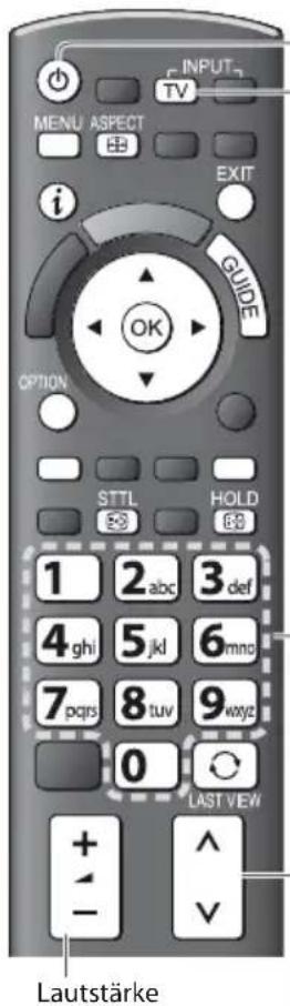 PANASONIC TX-P42S30 - Betrachten von Fernsehprogrammen - 1