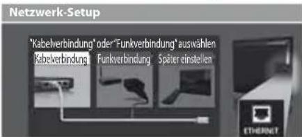 PANASONIC TX-P42S30 - Wählen Sie den Netzwerktyp - 1