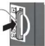 PANASONIC TX-P42S30 - Einsetzen der SD-Speicherkarte Entfernen der SD-Speicherkarte - 2