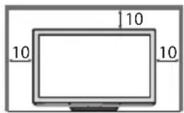 PANASONIC TX-P42S30 - Für einen zur Wärmeabfuhr ausreichenden Freiraum im Umfeld des Gerätes sorgen - 1