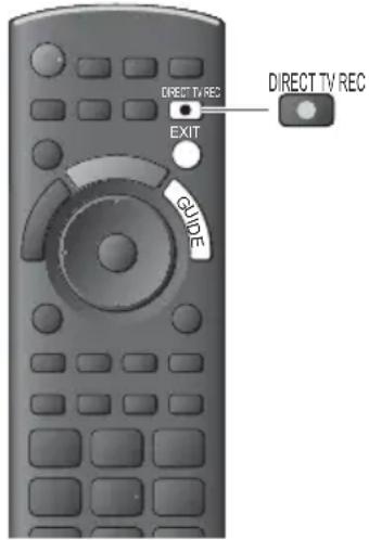 PANASONIC TX-P42S30 - Direkte TV-Aufzeichnung - Aufzeichnung des laufenden Fernsehprogramms - 1