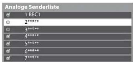 PANASONIC TX-P42S30 - Auswahl eines Senders und Einblenden / Verdecken - 1