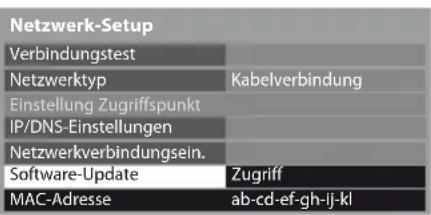 PANASONIC TX-P42S30 - Wählen Sie [Software-Update] - 1