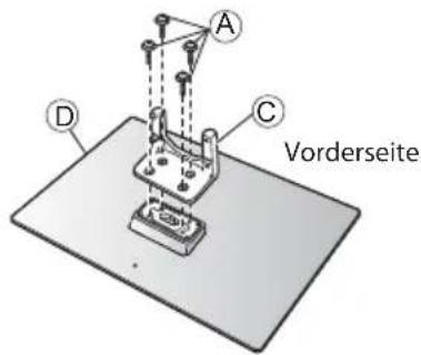 PANASONIC TX-P42S30 - Zusammenbau des Sockels - 1