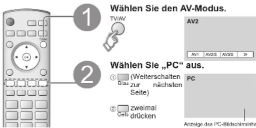 PANASONIC TX-26LX600F - Anzeigen von PC-Bildern auf dem Fernsehschirm - 1