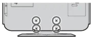 PANASONIC TX-20LA70 - Demontieren des Ständers - 1