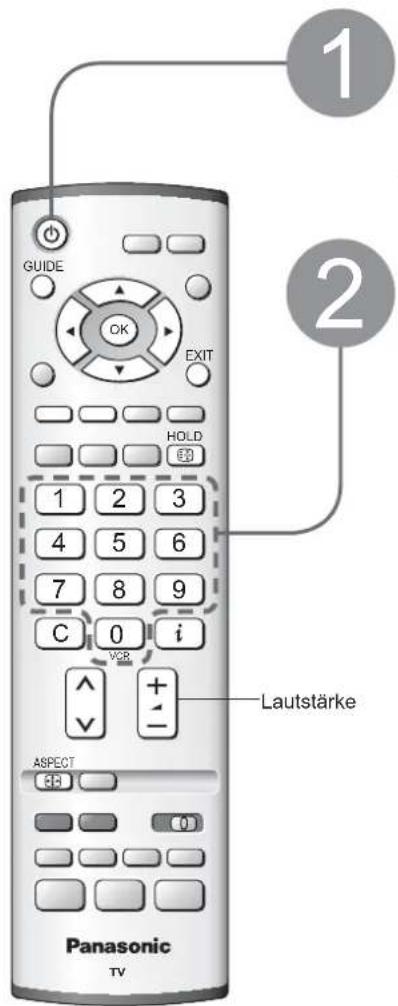 PANASONIC TX-20LA70 - Betrachten von Fernsehprogrammen - 1