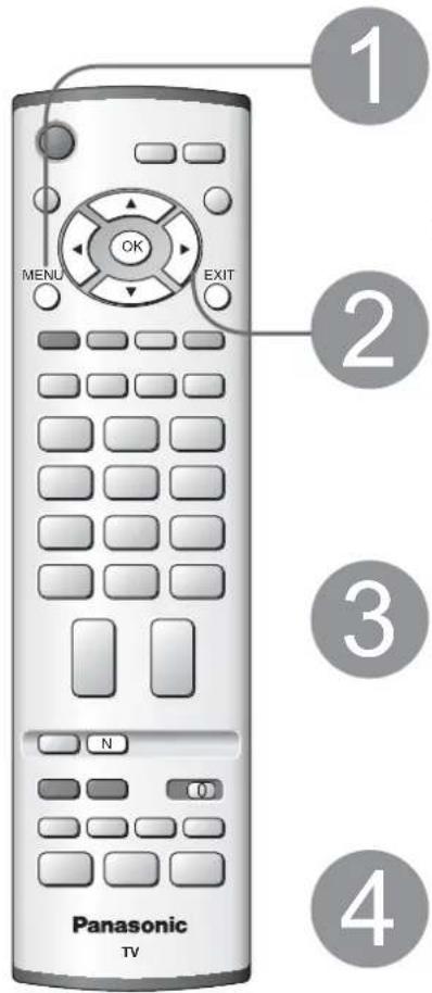 PANASONIC TX-20LA70 - Gebrauch der Menüfunktionen - 1