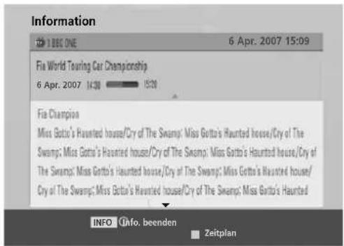 LG 47LH3000BEU - Tastenfunktionen bei Anzeige der erweiterten Beschreibung - 6