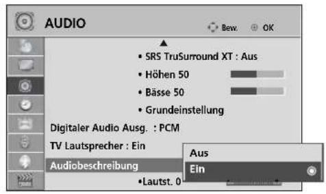 LG 47LH3000BEU - AUDIO-BESCHREIBUNG (NUR IM DIGITALMODUS) - 2