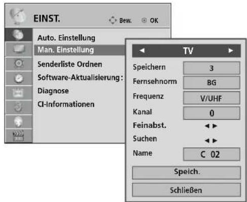 LG 47LH3000BEU - MANUELLE PROGRAMMIERUNG(IM ANALOGMODUS) - 15