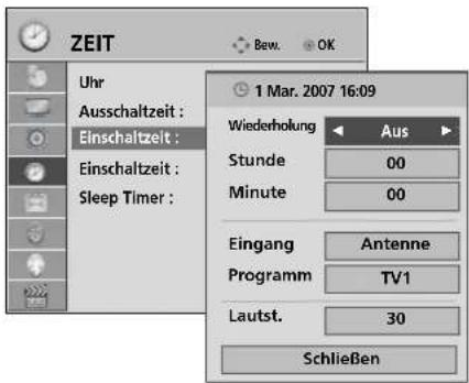 LG 47LH3000AEU - AUTOMATISCHE TIMER-EINSTELLUNG EIN/AUS - 3