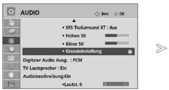 LG 47LH3000AEU - TONEINSTELLUNGEN ZURÜCKSETZEN - 1