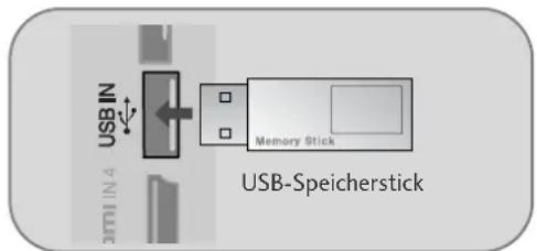 LG 47LH3000AEU - ANSCHLUSS DES USB-GERÂTES - 1