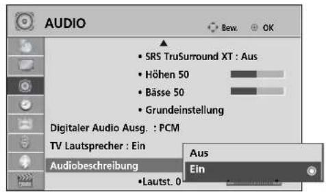 LG 47LH3000AEU - AUDIO-BESCHREIBUNG (NUR IM DIGITALMODUS) - 2