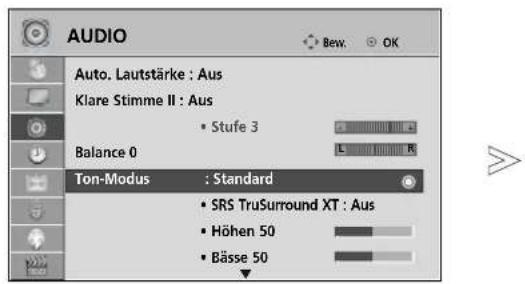 LG 47LH3000AEU - VORKONFIGURIERTE TONEINSTELLUNGEN - SOUND MODE (TON-MODUS) - 1